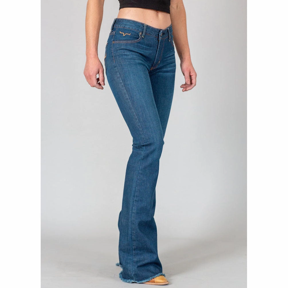 Light Stretch Kimes Ranch-Mid Rise Women's Trouser Jean-Lola