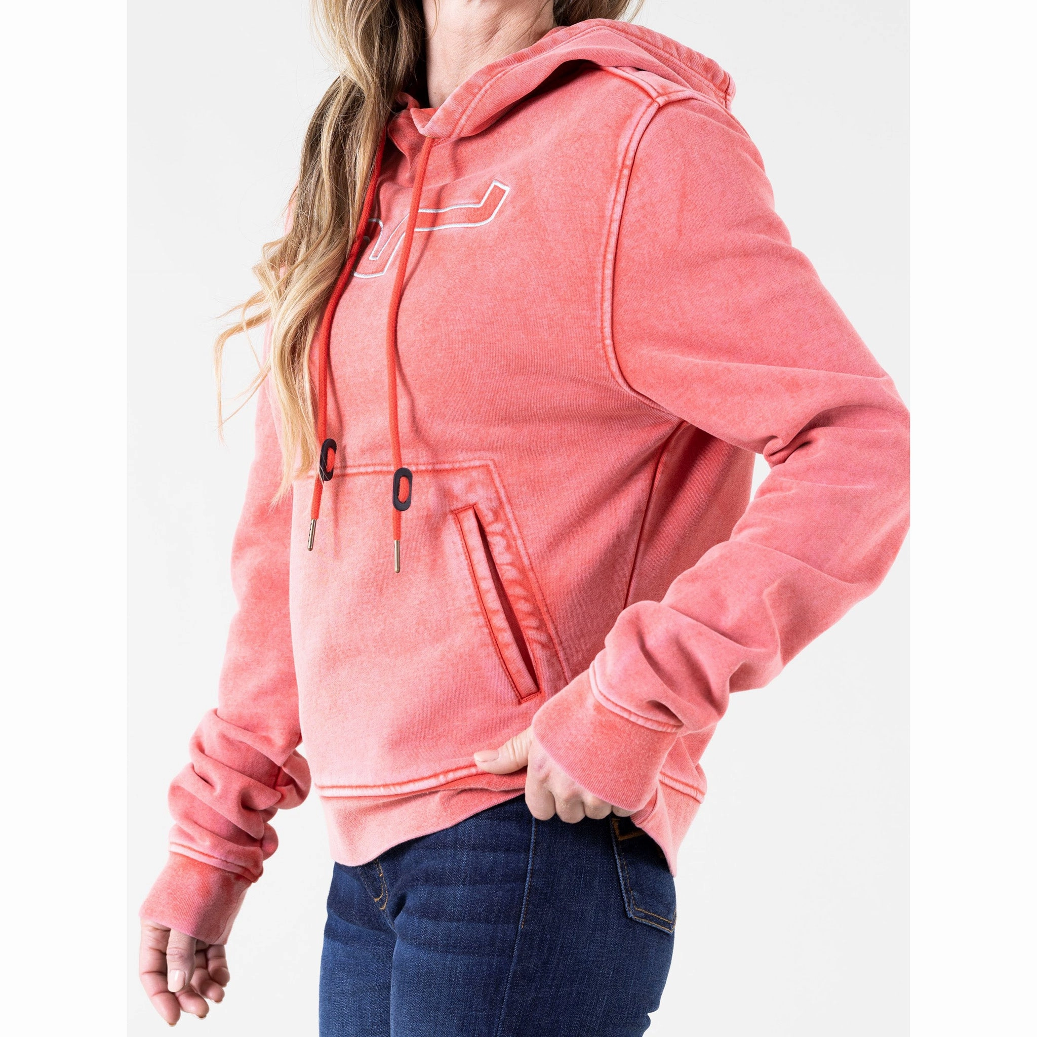 Layered Look Kimes Ranch Women's Lamar Red Hoodie