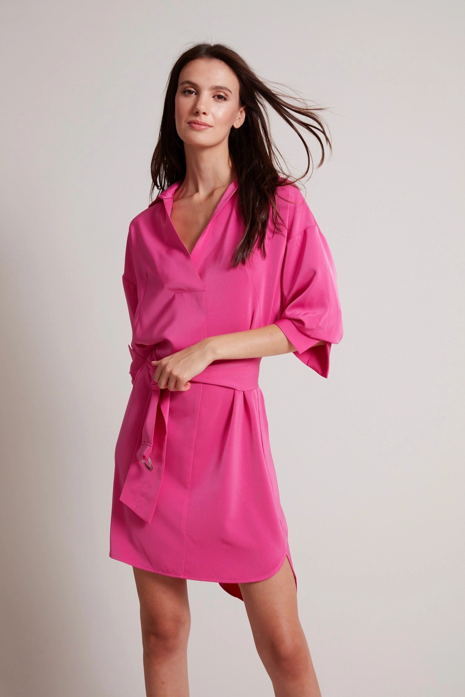 Farm Scene Kyoko Pullover Dress - Bubblegum