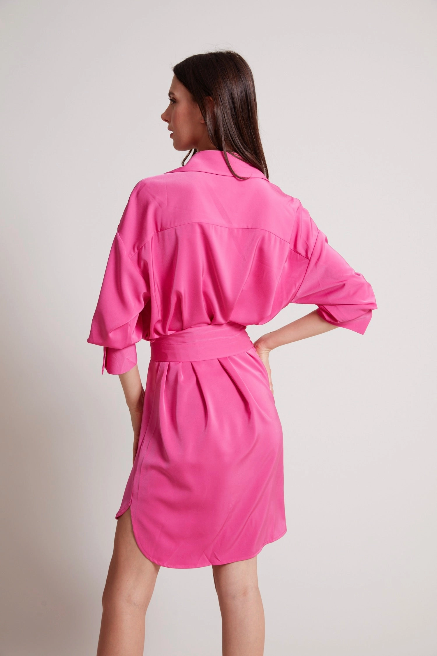 Kyoko Pullover Dress - Bubblegum Effortless Mood Comfy Look