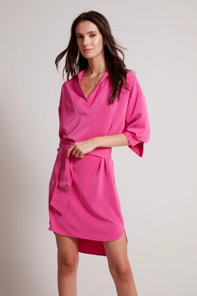 Sleek Touch Kyoko Pullover Dress - Bubblegum