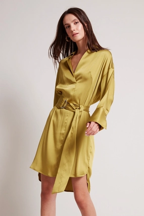 Quick Fit Kyoko Pullover Dress - Moss