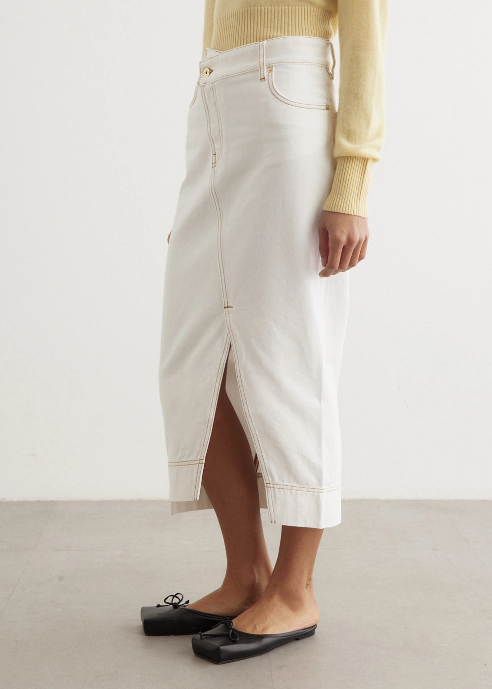 Sequined Finish La Jupe De-Nimes