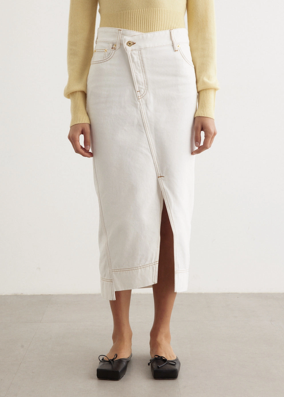 La Jupe De-Nimes Eco Friendly Dye Lined interior