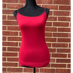 Ladies Light Burgundy Cami Eco Conscious Packaging Durable Stitch Pattern