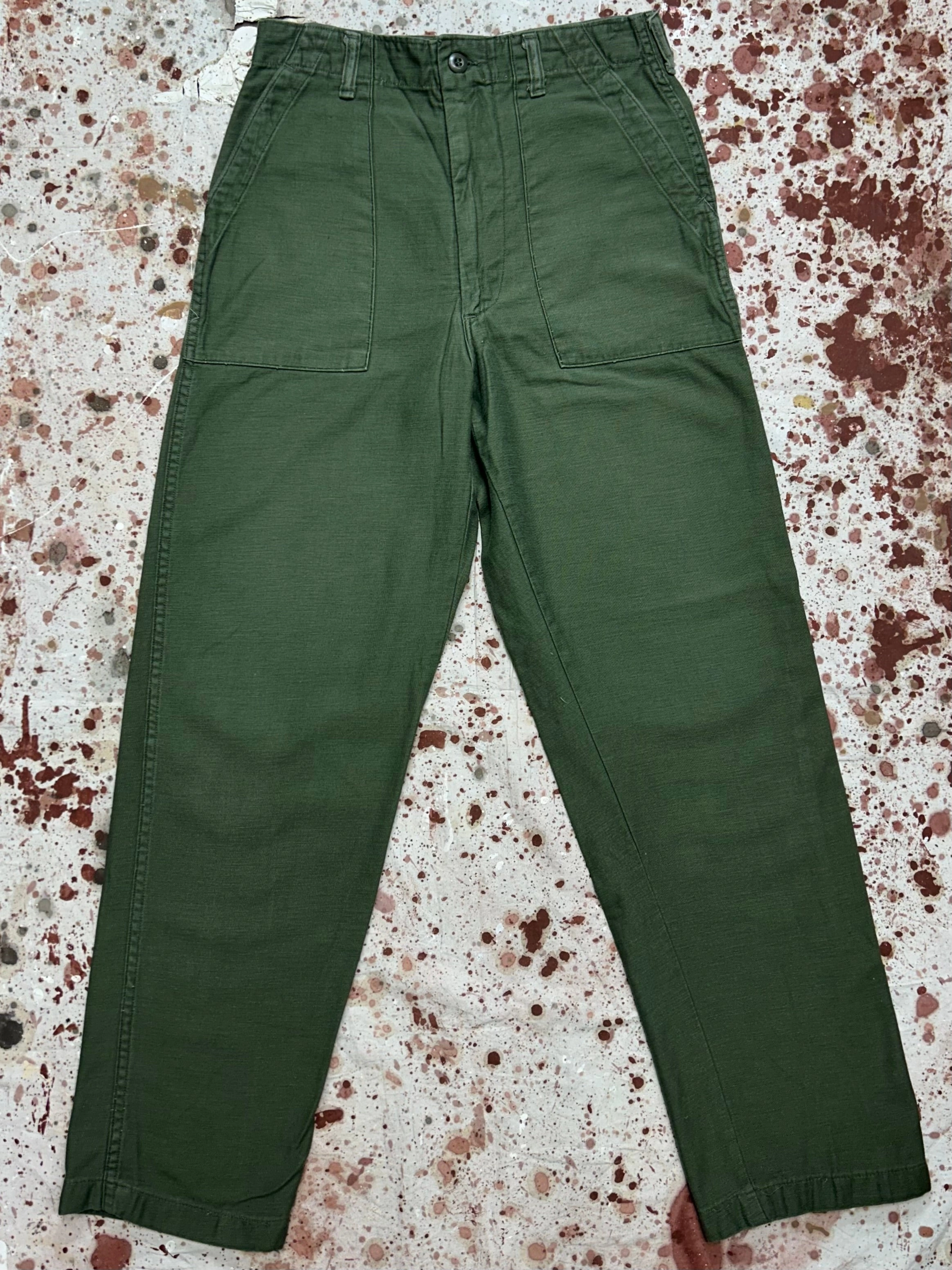 Vintage 1969 Blue Bell US Army OG 107 Baker Pants (JYJ1024-343) Versatile Fit