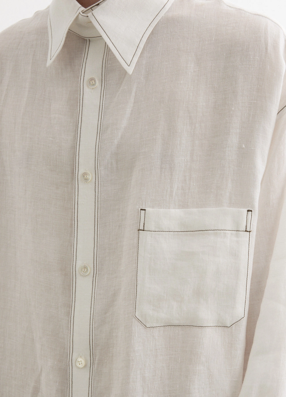 Layered Collar Shirt Comfortable Design