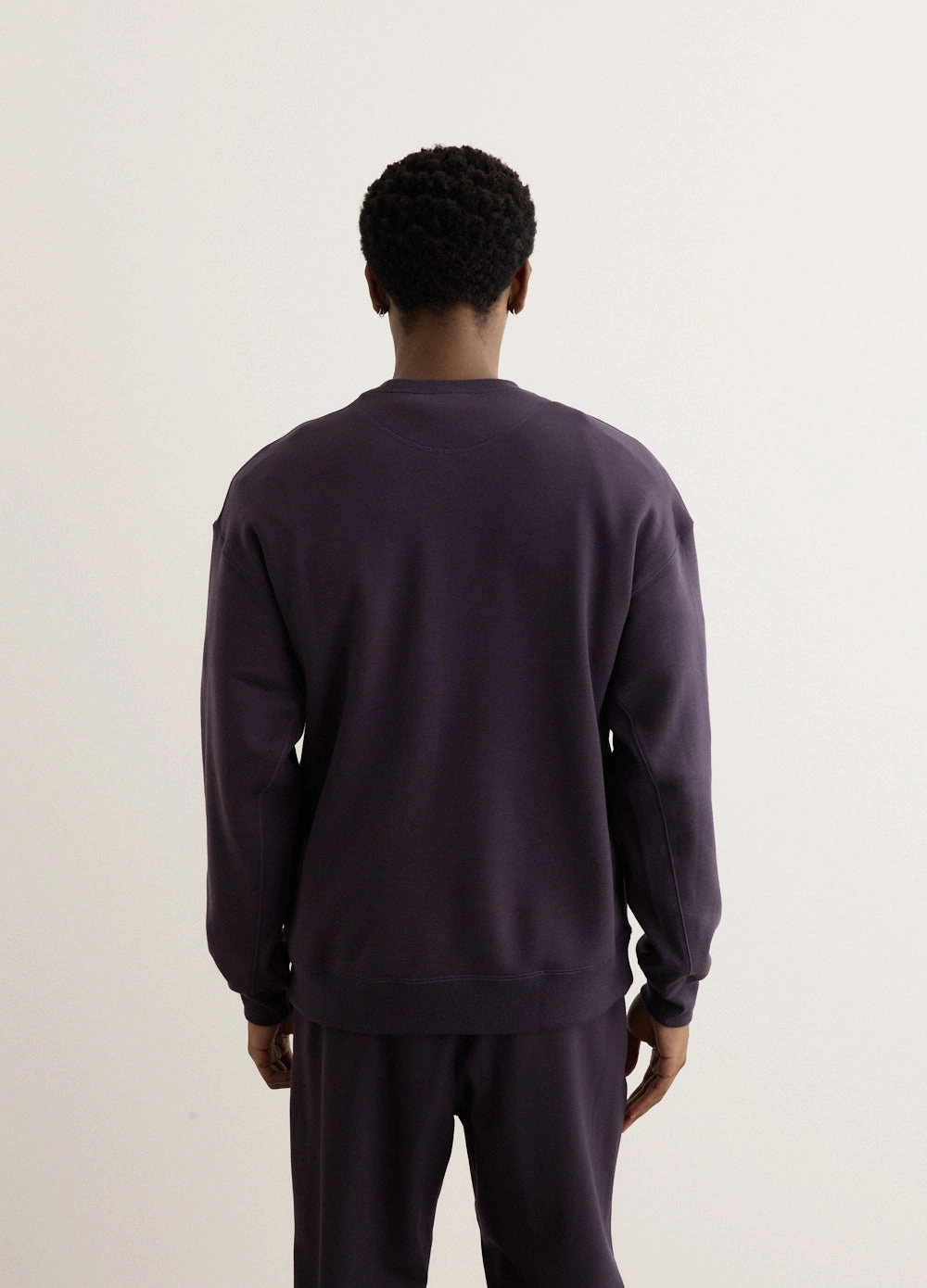 Relaxed fit wear Simple Look Wool Classics Crew