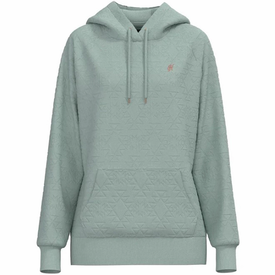 Reinforced Elbows Hooey Women's "The Concho" Quilted Aztec Hoody