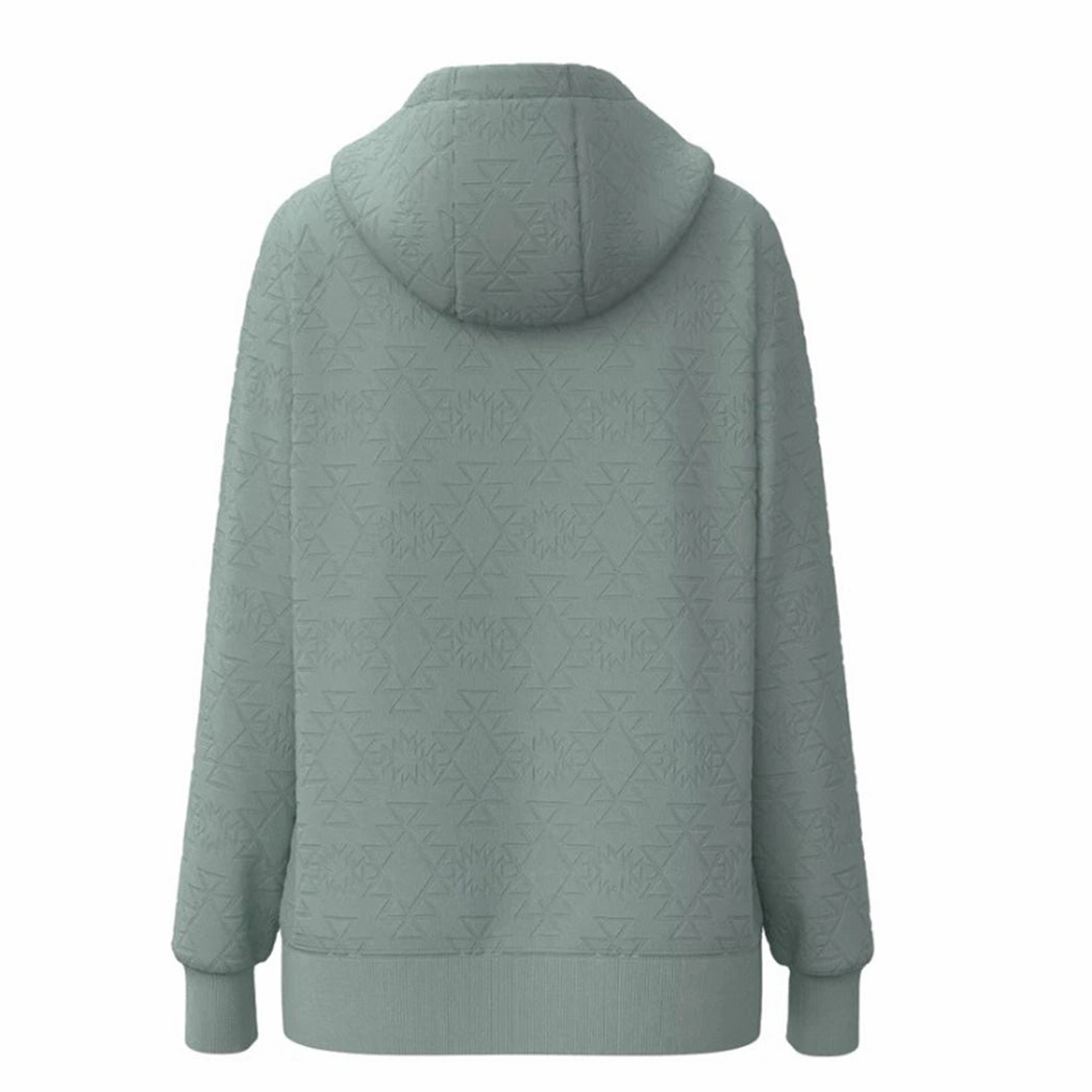 MultiPocketLayout Hooey Women's "The Concho" Quilted Aztec Hoody