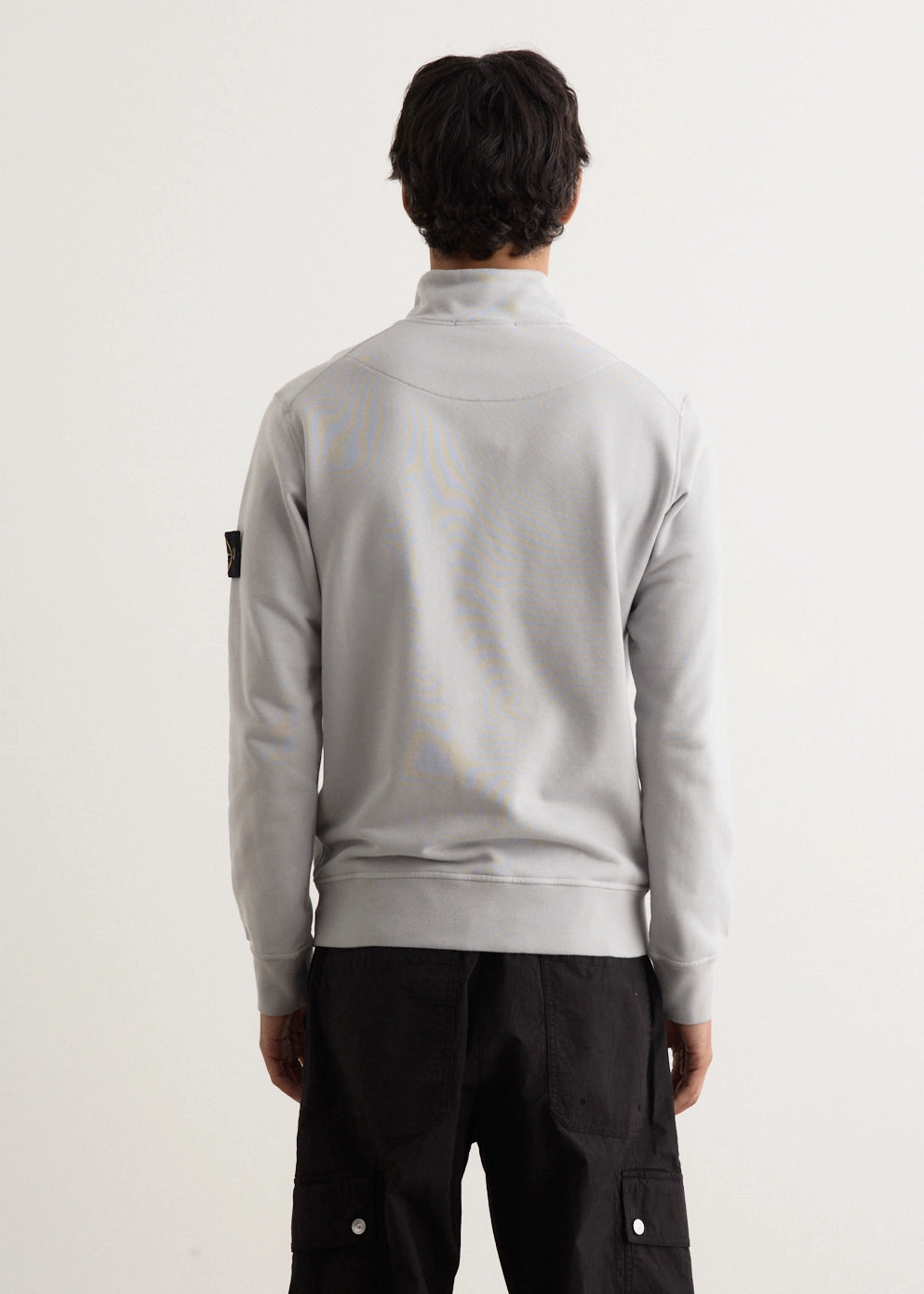 Ethical Production Knitwear Organic Cotton Half Zip Sweatshirt
