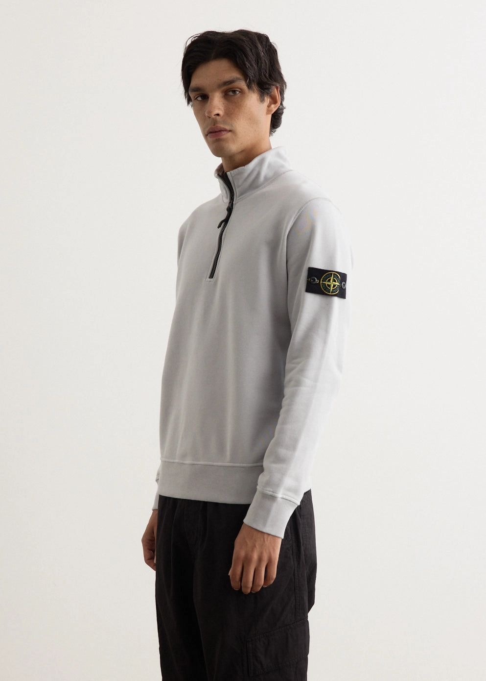 Easy Layering Organic Cotton Half Zip Sweatshirt