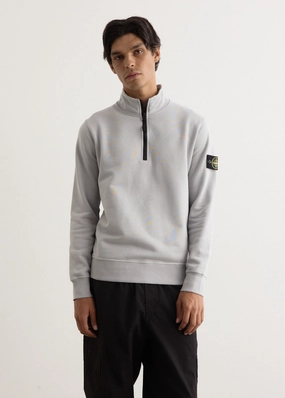 Organic Cotton Half Zip Sweatshirt Chilly Look Effortless Style