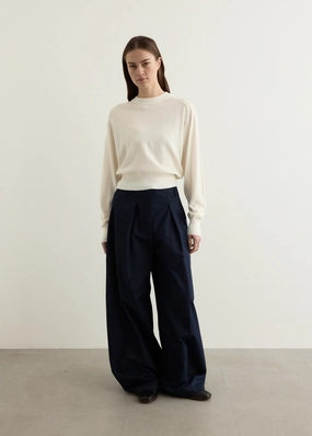 Le Pantalon Ovalo Large Pants Comfortable Tailoring