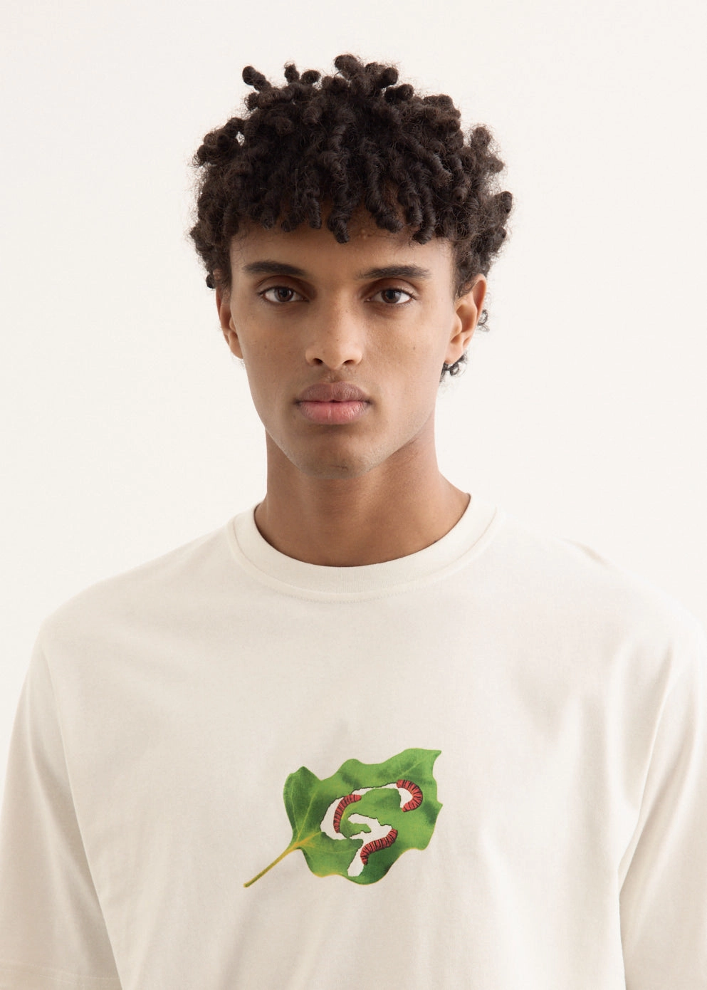 Wicking Interlock Knit PocketDetail Leaf T-Shirt