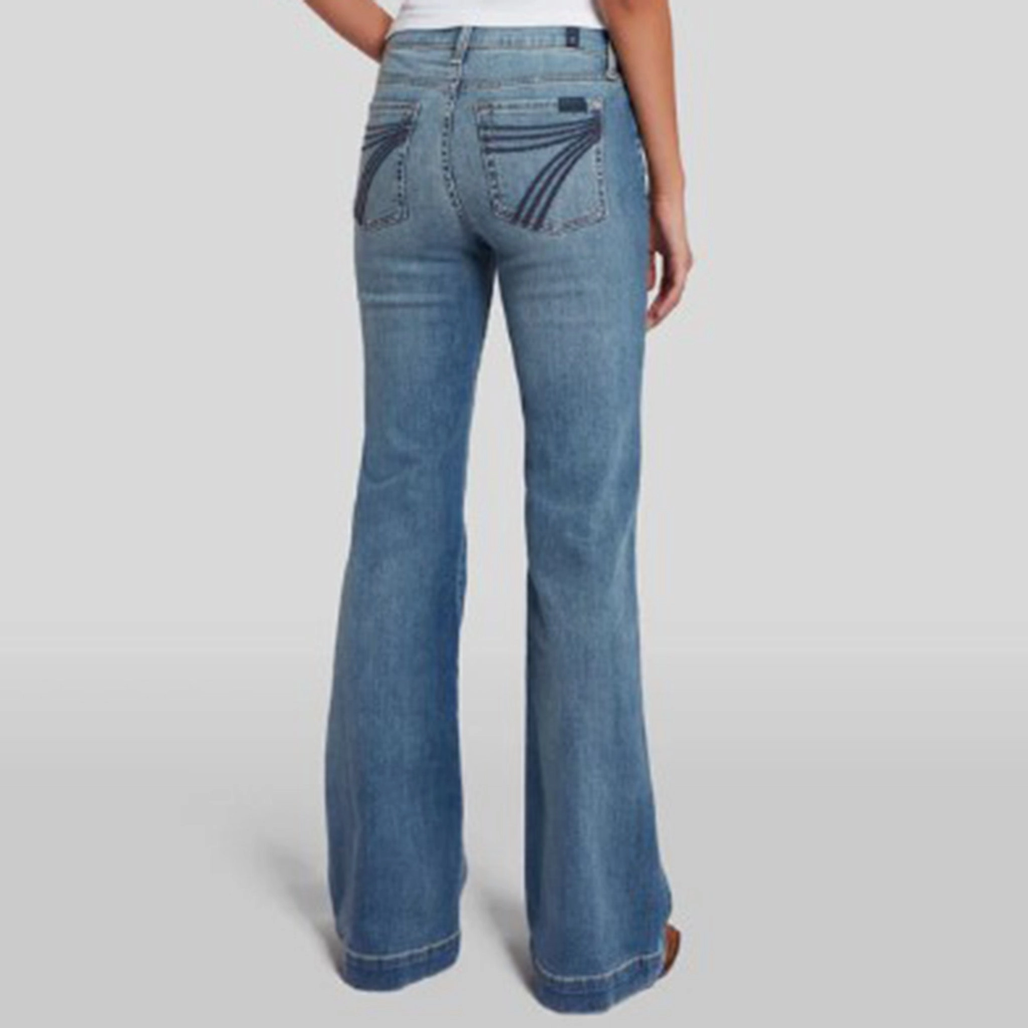 7 For All Mankind Women's DLU Tailorless DOJO Modern Spring Mood Winter Warmth Sustainable