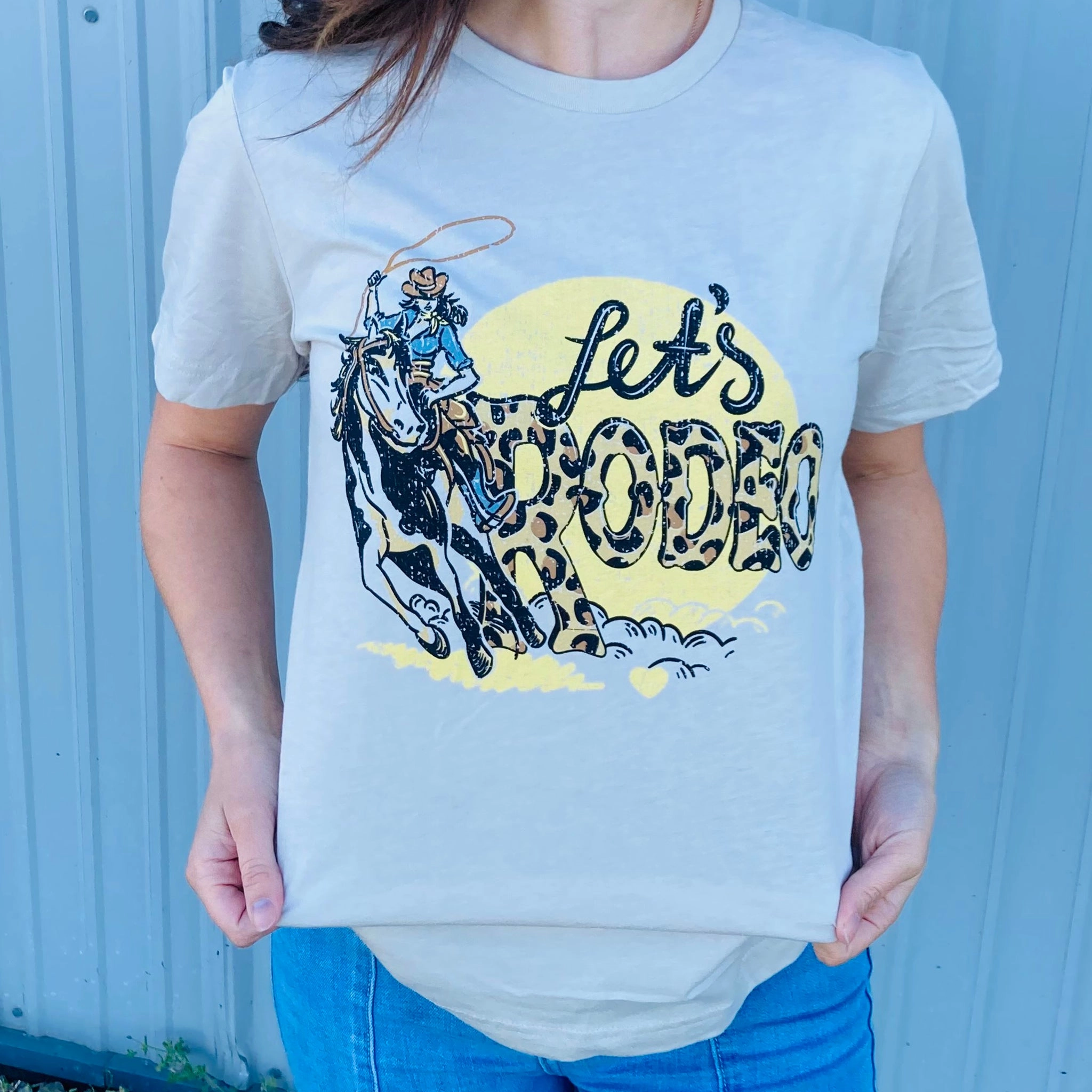 EcoFriendlyTexture Let's Rodeo Women's Tee