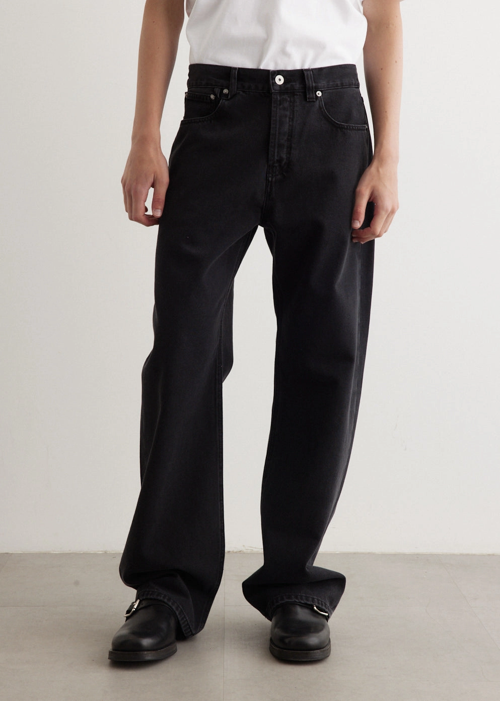 Le De Nimes Droit Non Stretch Denim