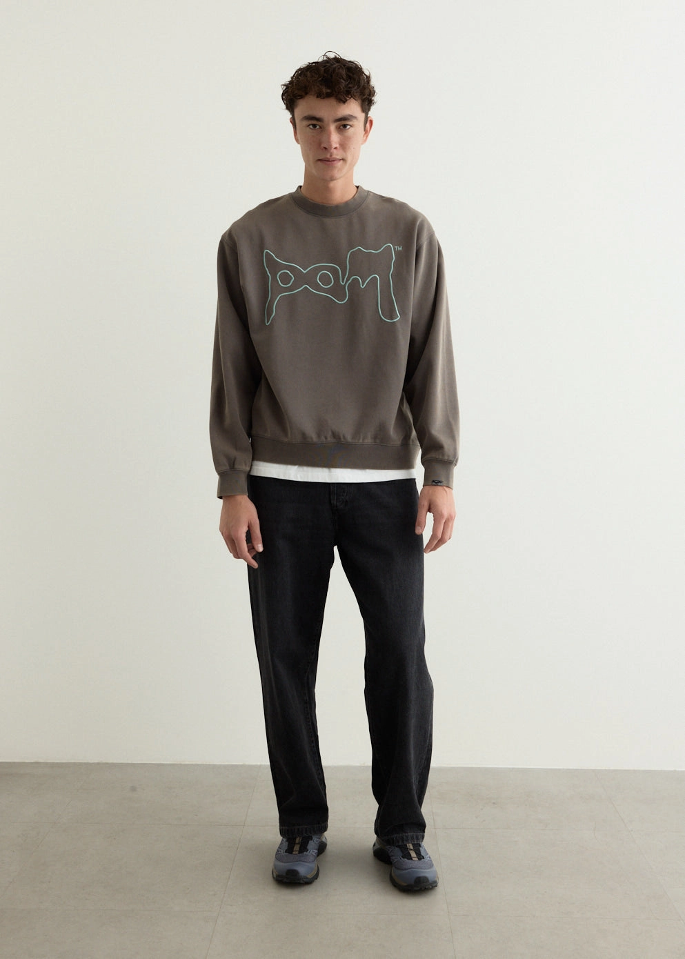 Knit Outfit Knit Look Pampas Crewneck Sweatshirt