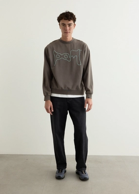 Knit Outfit Knit Look Pampas Crewneck Sweatshirt