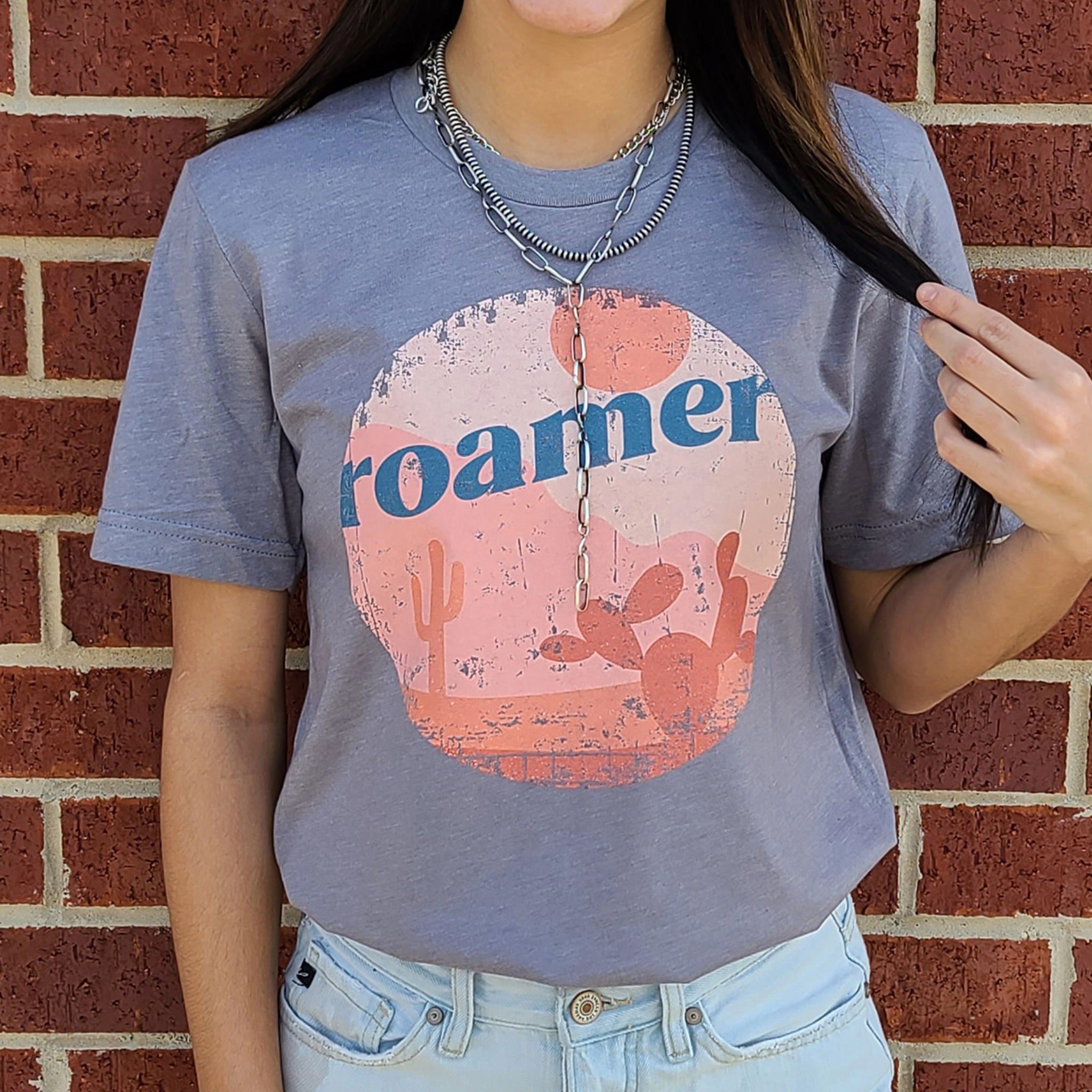 Roamer Tee HeatPressedLogos Cozy Knit