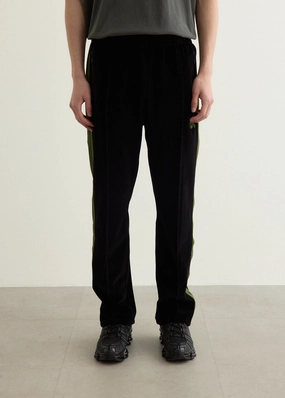 Seamless construction anti slip grip Velour Track Pants