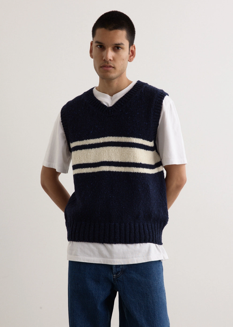 Another Hero Vest Layered Hemline Plus Size