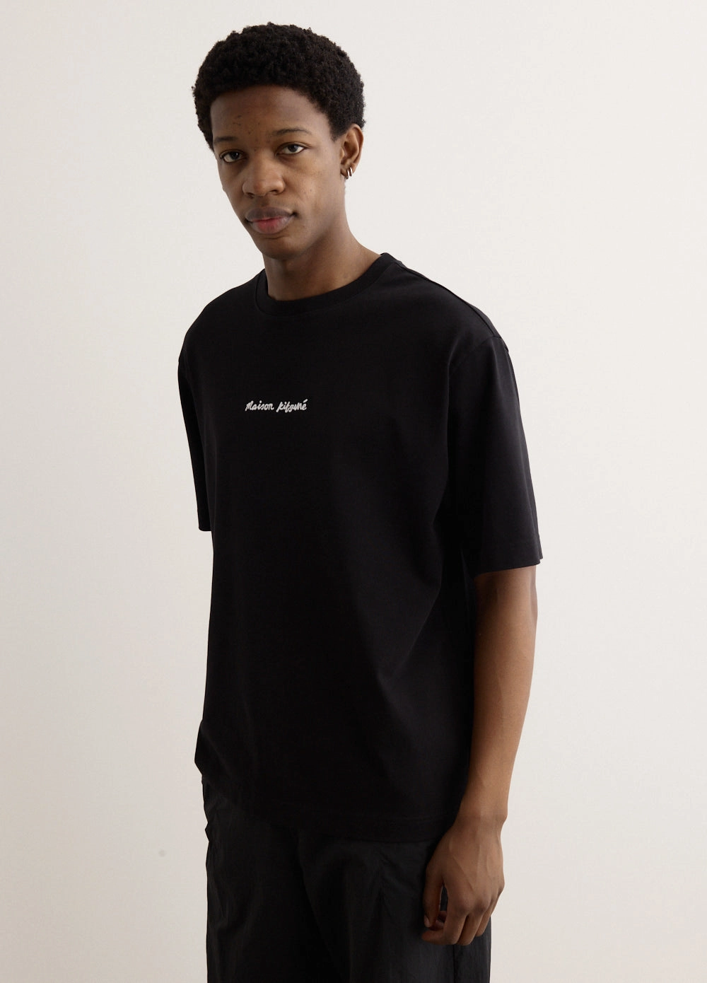 Line Handwriting Oversize T-Shirt Bold Statement LightweightBlend