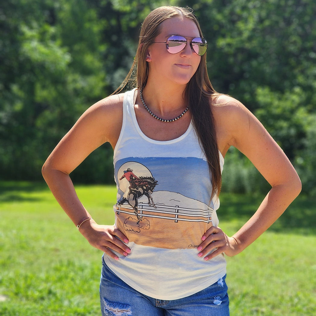 Moonlight Cowboy Tank Classic Polo Knit Fabric Technology