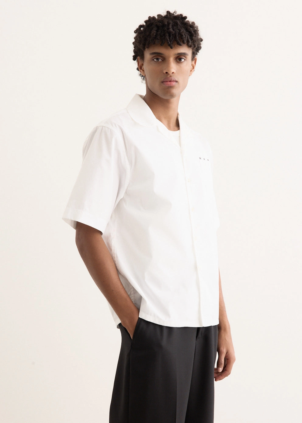 Logo Short-Sleeved Bowling Shirt Thermoregulating Fabric Odor Control Fabric