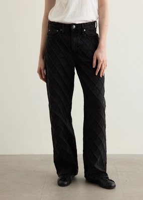 High Quality Holiday Vibes Winter Warmth Logan Mid-Rise Wide Leg Jeans