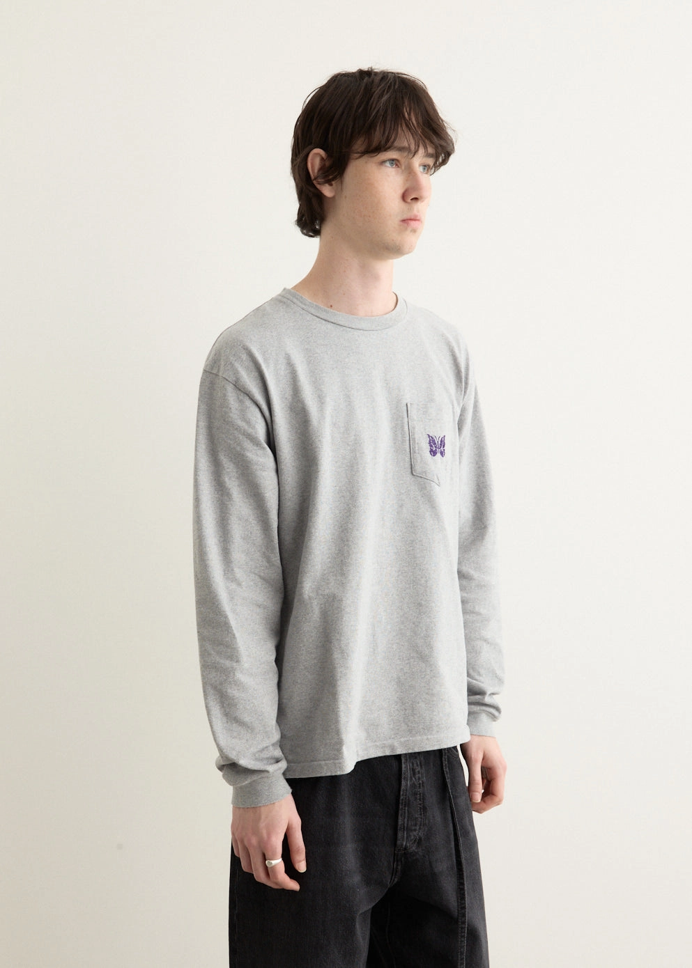 Long Sleeve Pocket T-Shirt Gym clothing Easy Style Wear