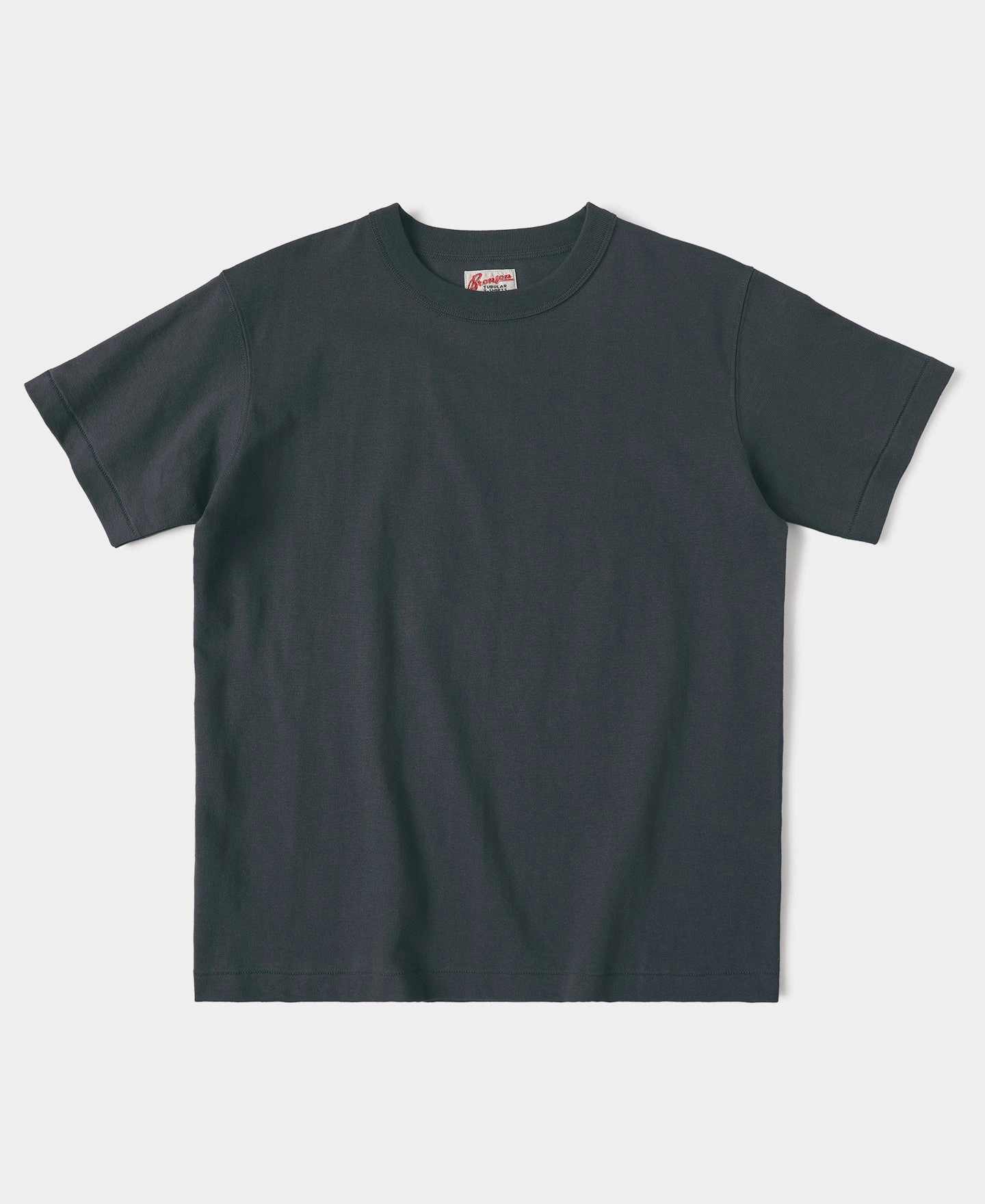 Minimalist Aesthetic Loopwheel Tubular Athletic T-Shirt - Vintage Black