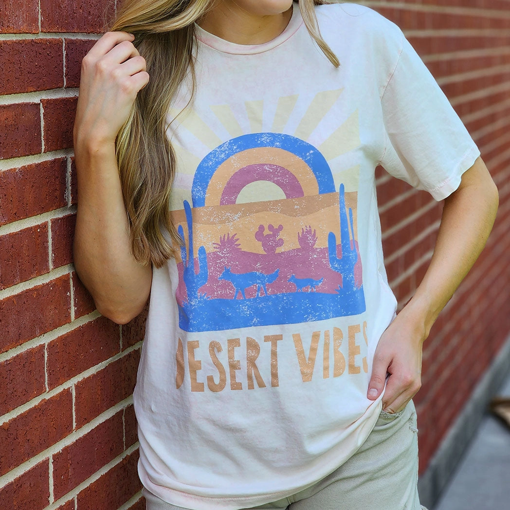 Lotus Women's Pink Desert Vibes Tee AntiPillTreatment WaterResistantCoating