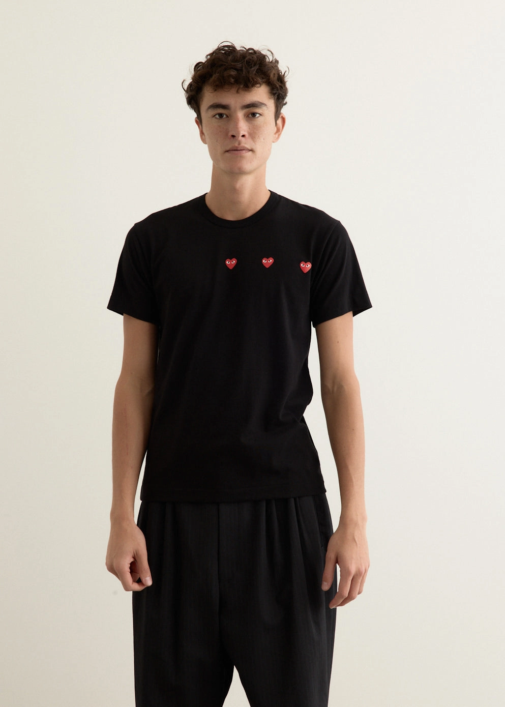 Logo Print T-Shirt Breathable Look Basic Top