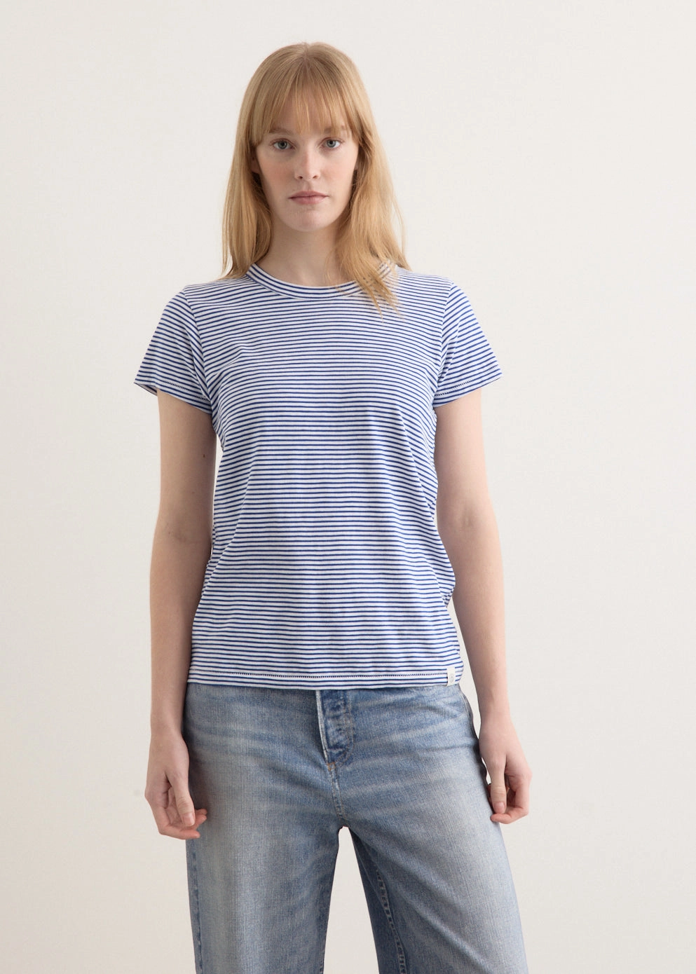Comfort Stretch Slub Stripe T-Shirt