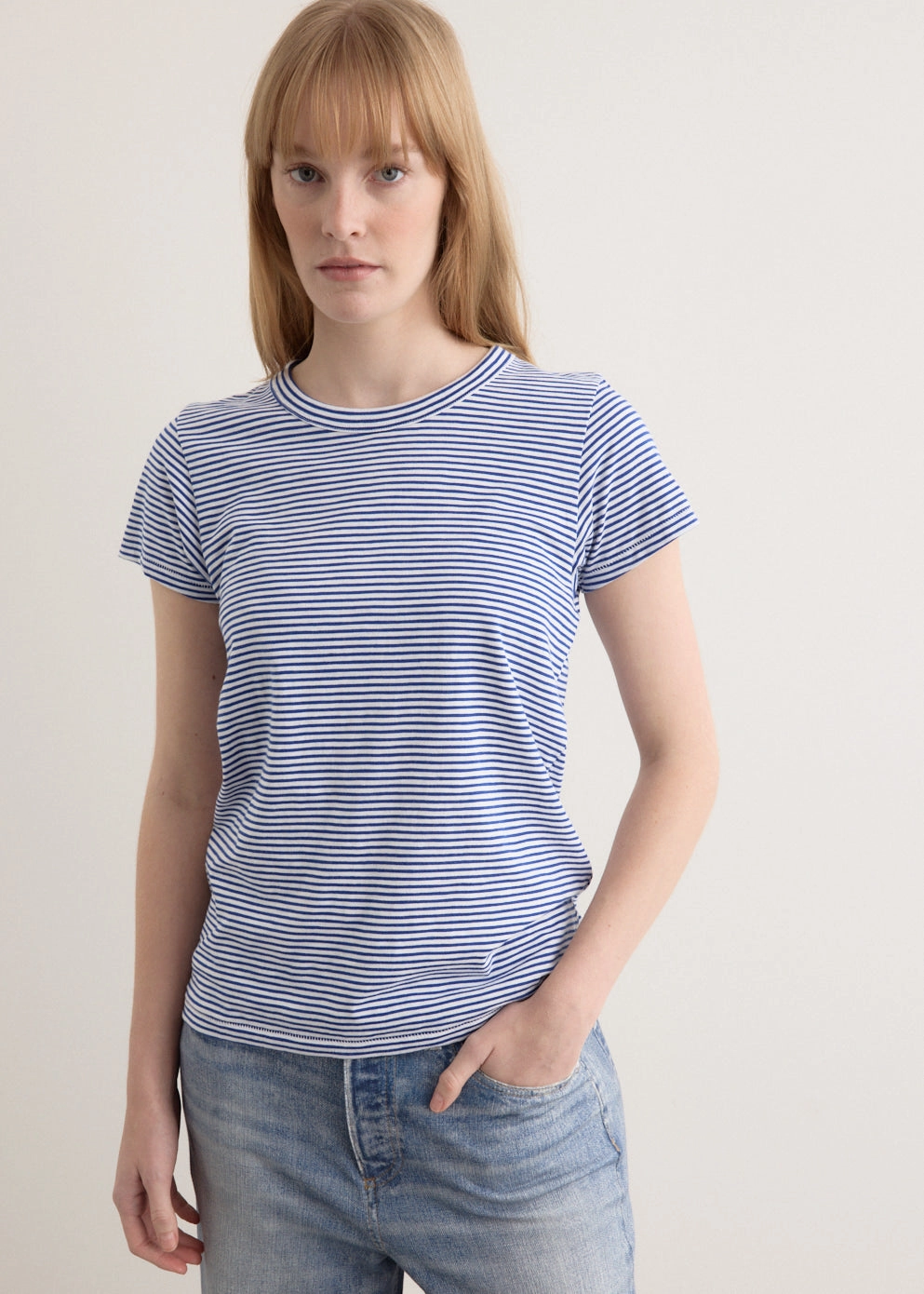 Seasonal Staple Slub Stripe T-Shirt