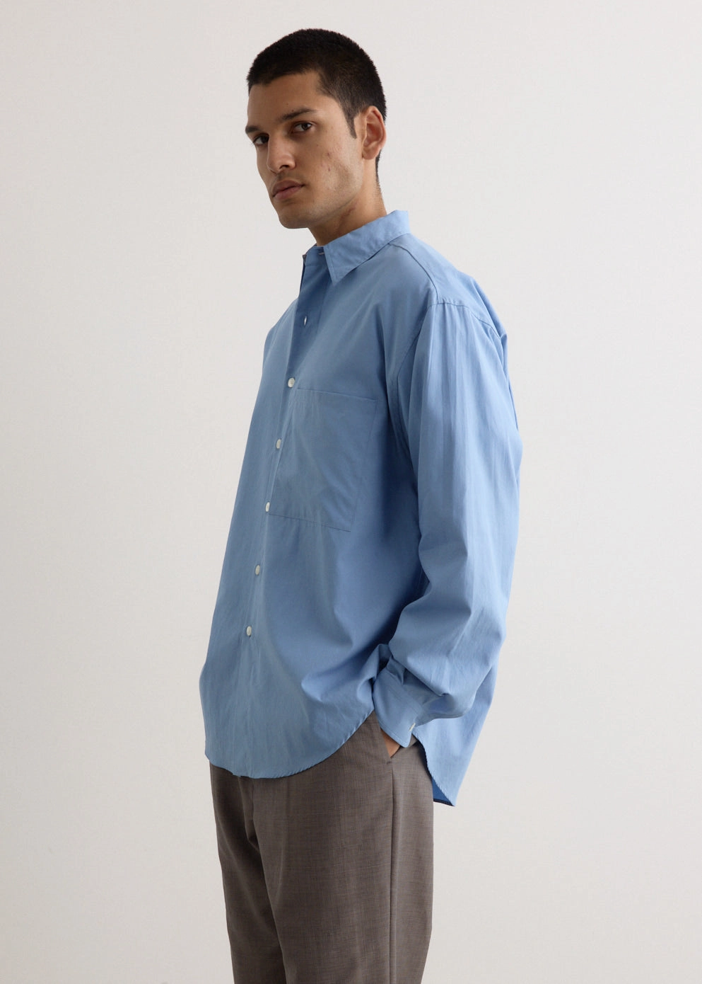 Washed Finx Twill Big Shirt comfortable option