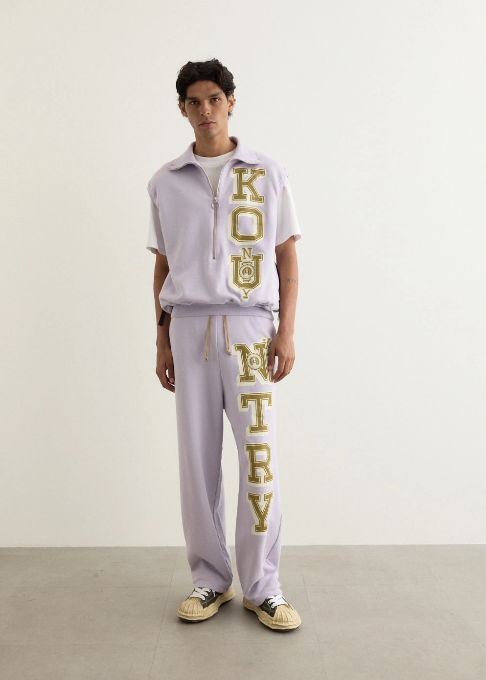 No Wrinkle 30/-SWT Knit Sweat Pants (N.TRY)