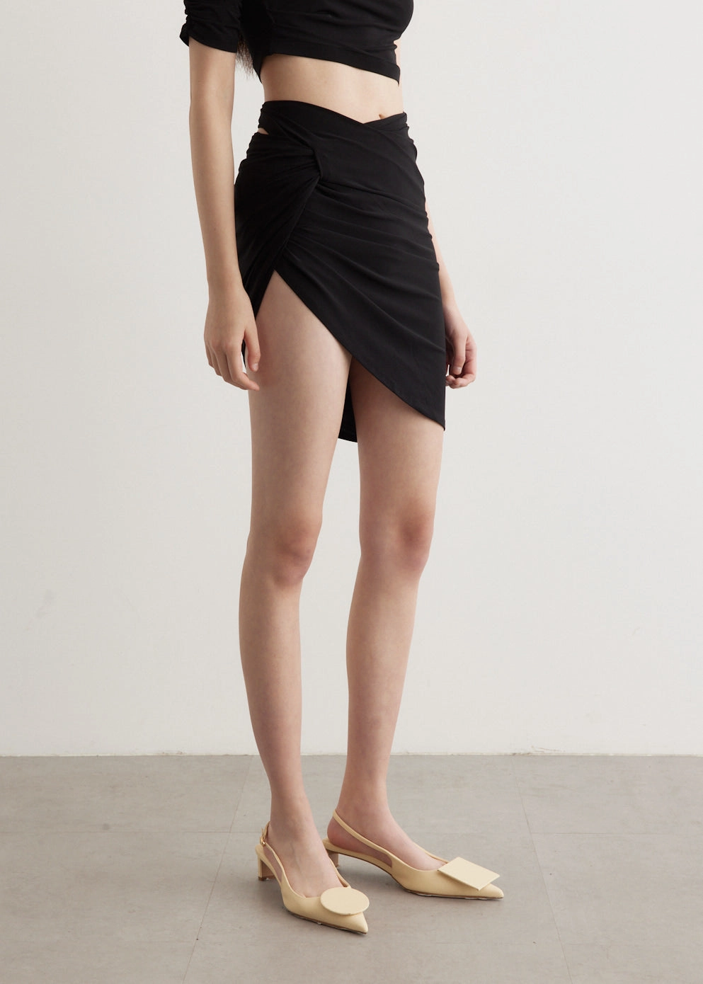 Plant Based Material Soft Motion La Mini Jupe Drapeado