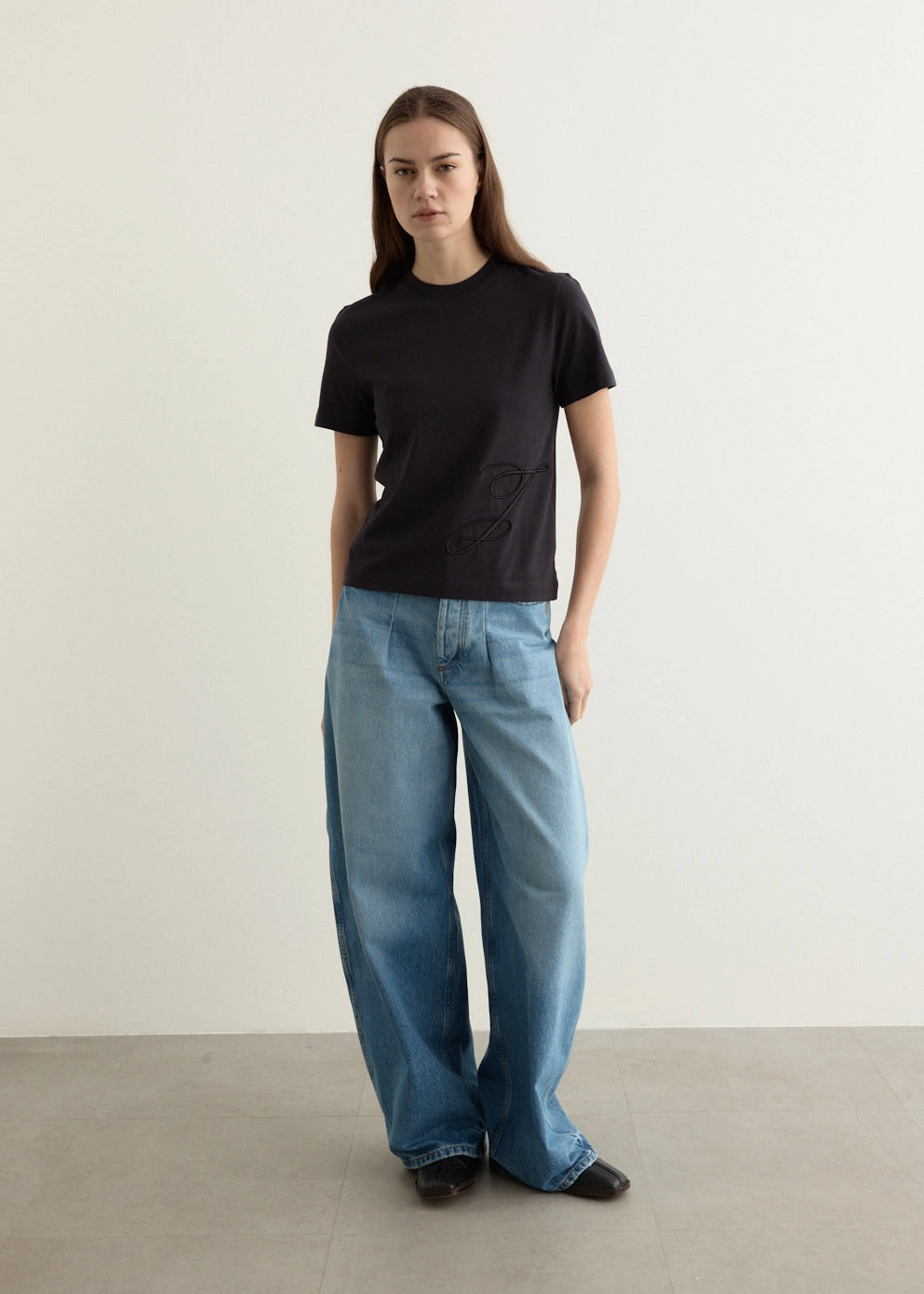 Le De-Nimes Ovalo Jeans Evening Stroll Stretch Breathable Base Style