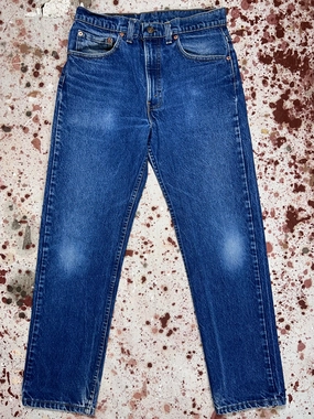 Vintage USA Levi 505 Transitional Tag Superwash Denim Jeans (JYJ0425-445) Basic Style