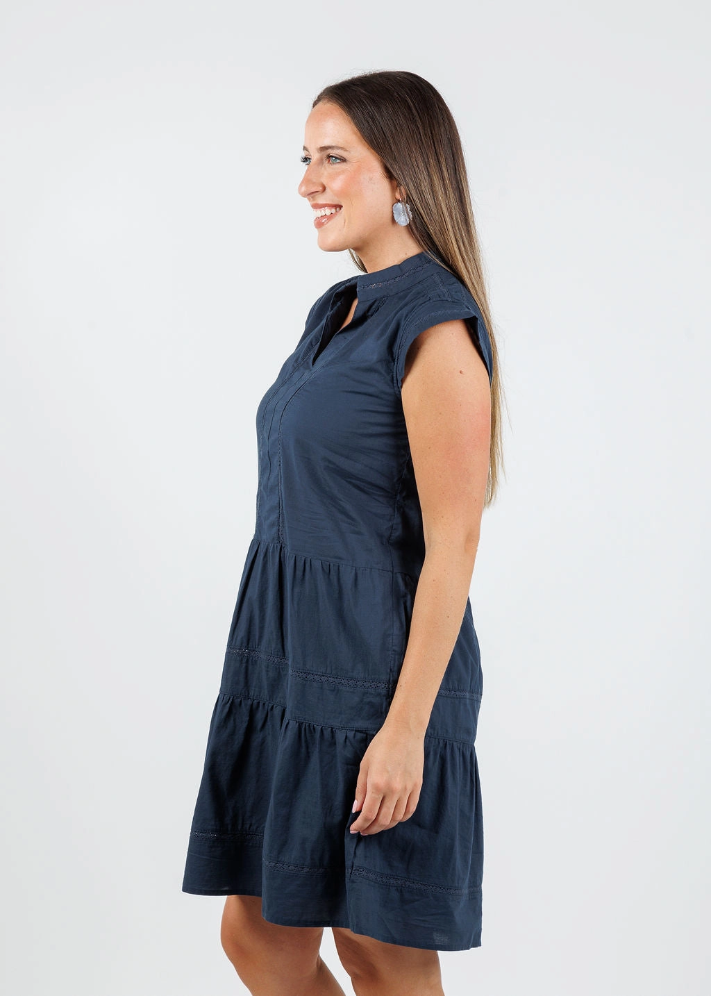 Perfect Shape Malaga Dress - Navy