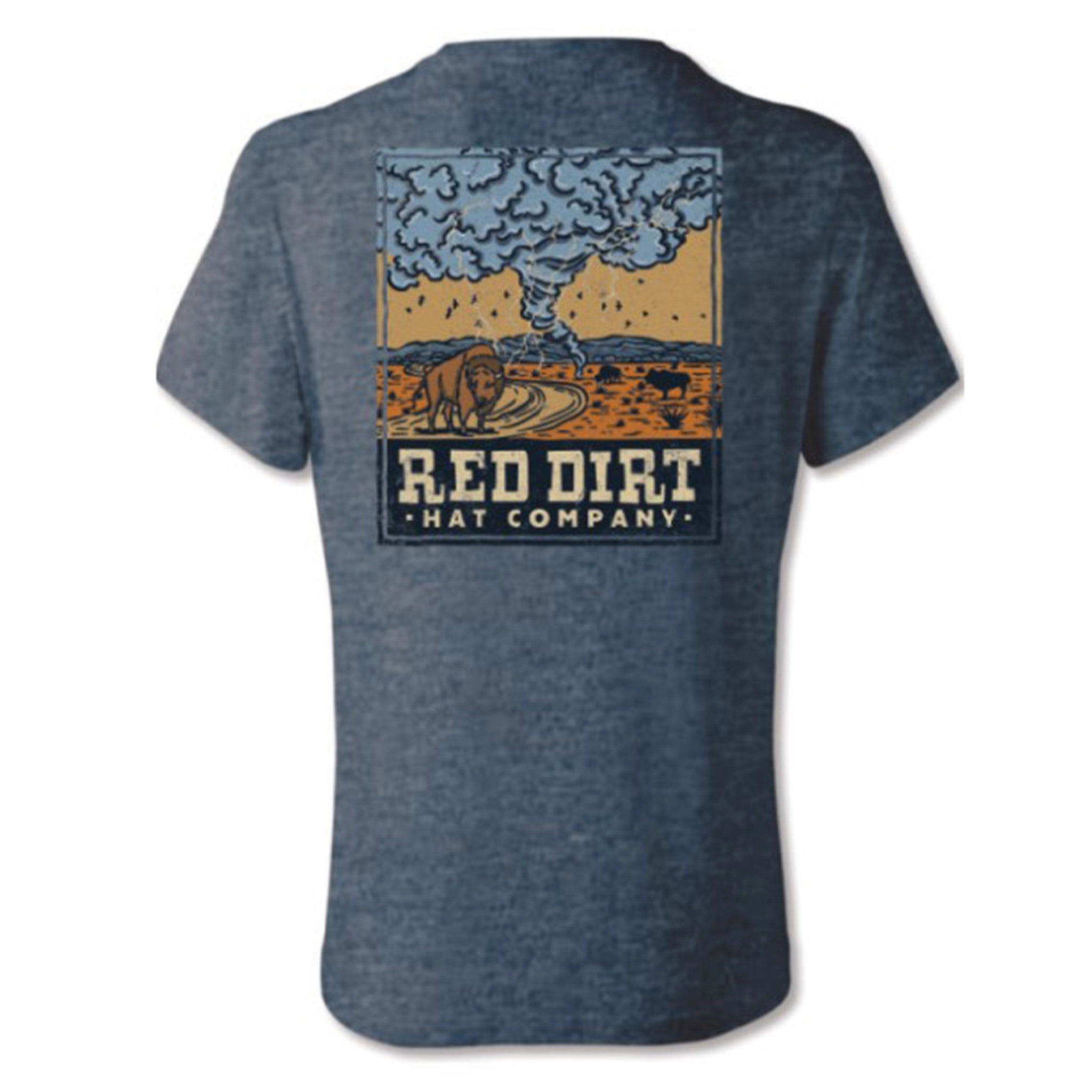 Red Dirt Hat Co Slate Pecos Tee Trendy Pattern Abstract print