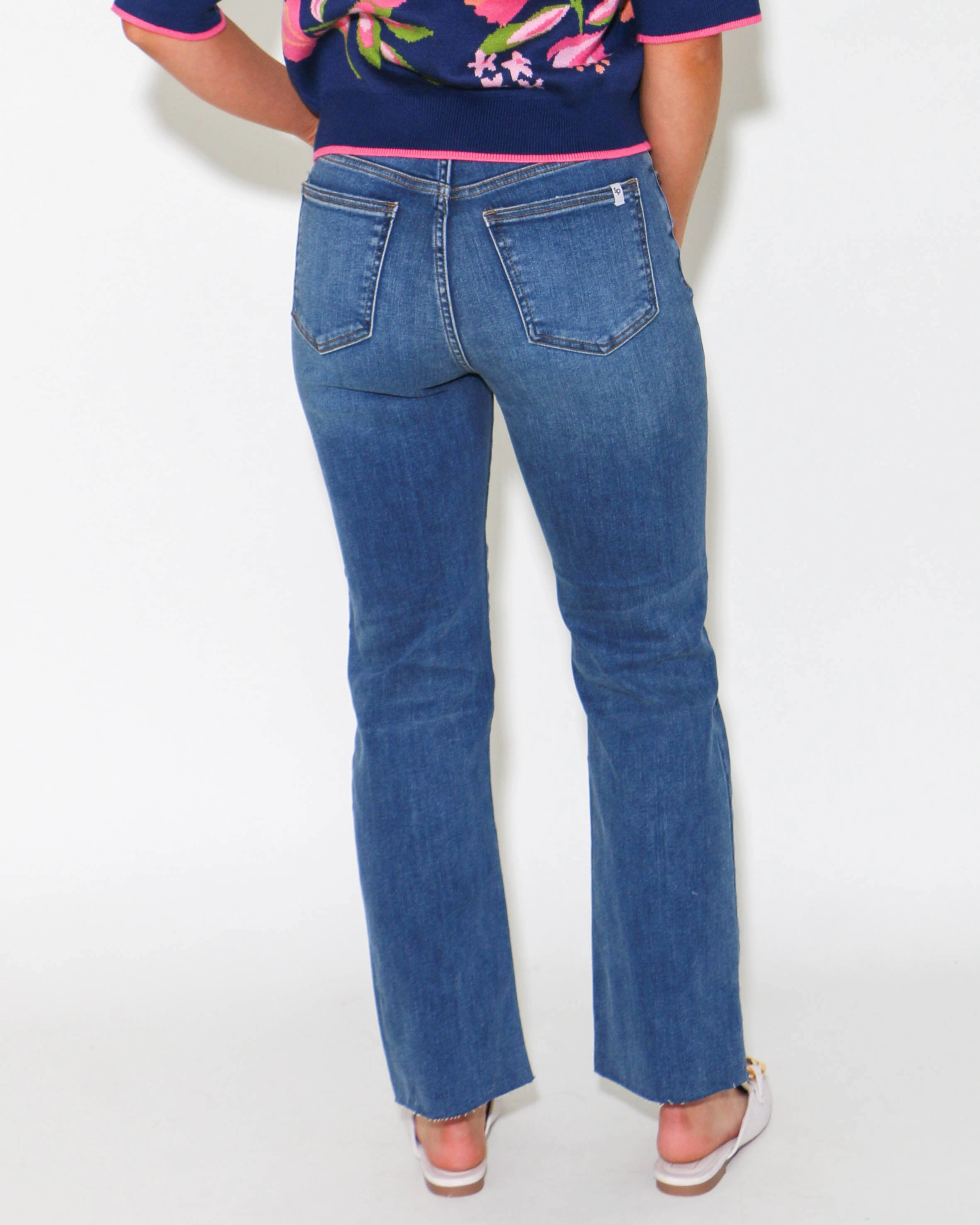 Medium Ultra Stretch Kick Flare Tear Resistant Denim All Around