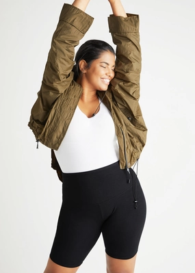 High-Stretch Comfort Mel Shaping Biker Short - 360Sculpt? Cotton - Black