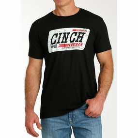 Men's Black Cinch Jeans Tee Work-to-Weekend Compact Fold Design