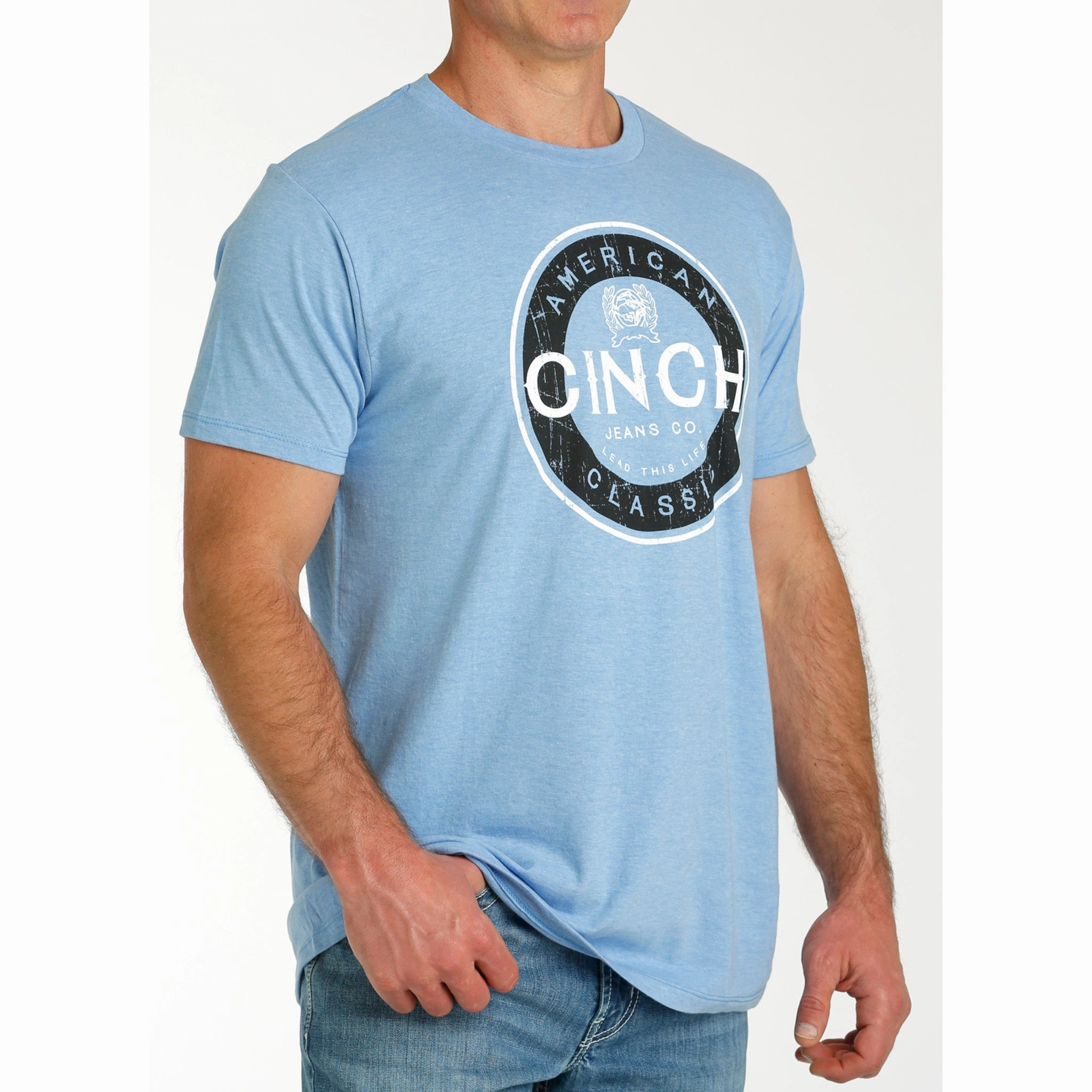 Tailored Style Men's Light Blue Cinch Classic Tee