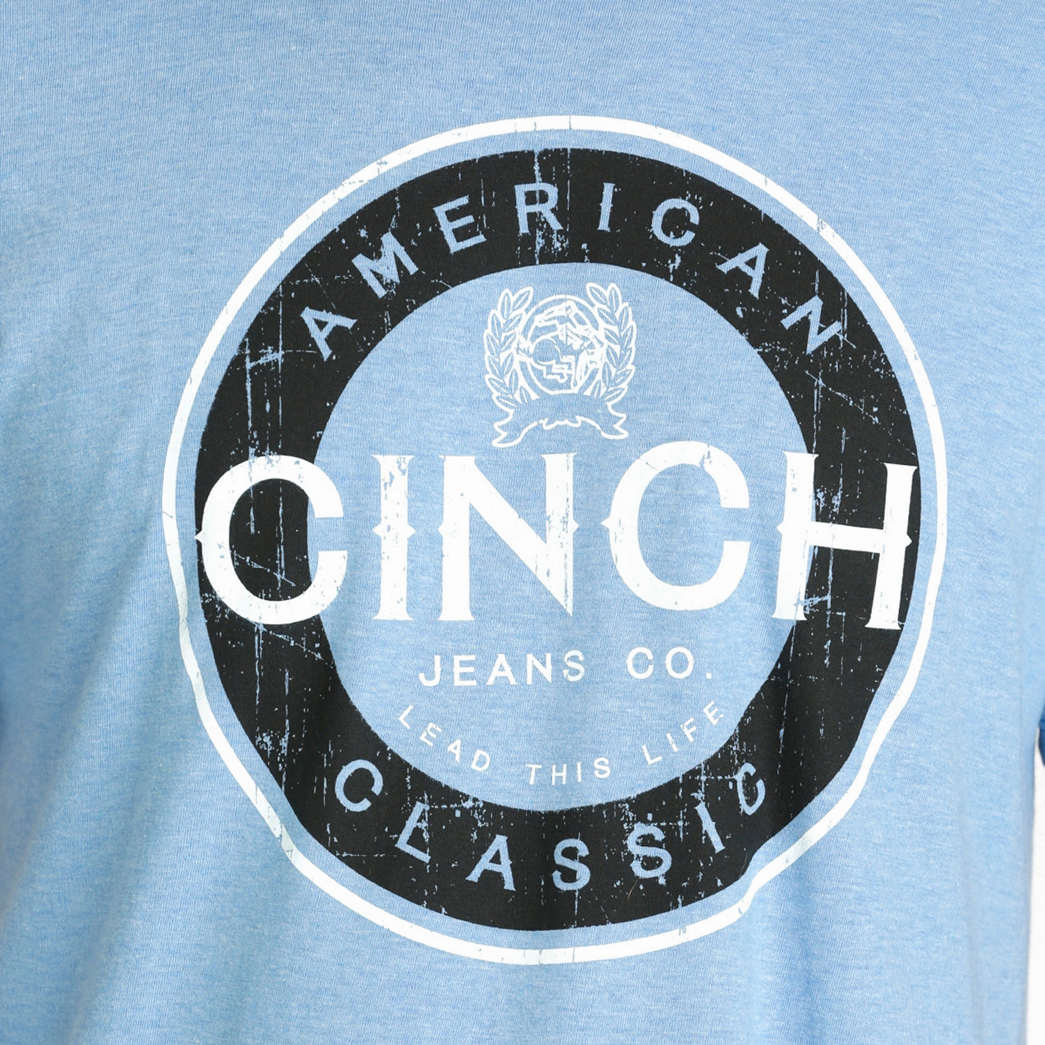 Men's Light Blue Cinch Classic Tee Casual Friday