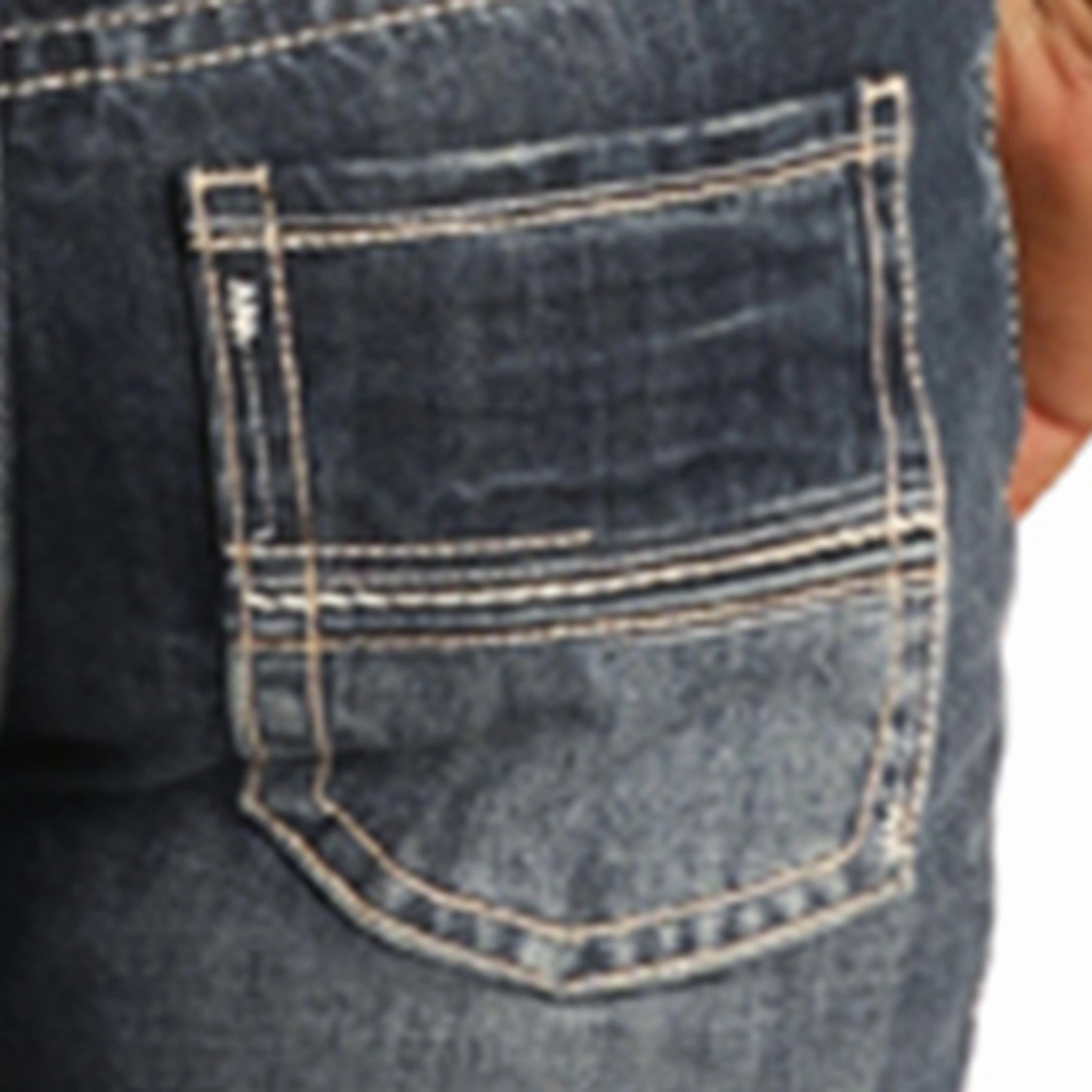 Soft Touch Men's Rock N Roll Relaxed Fit Straight Leg Jeans